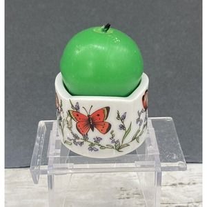 Vintage miniature candle holder BUTTERFLIES by Funny Designs West Germany